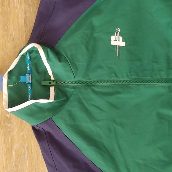 NWT Prince Pickleball Men's Full Zip Lightweight Jacket Green/Blue Size XL - Picture 2 of 8